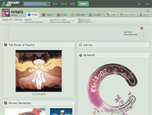 Tablet Screenshot of kirlia02.deviantart.com