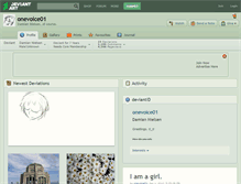 Tablet Screenshot of onevoice01.deviantart.com