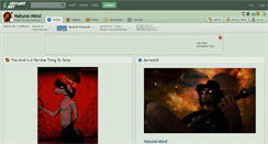Desktop Screenshot of natural-mind.deviantart.com