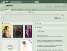 Tablet Screenshot of finalflareid.deviantart.com