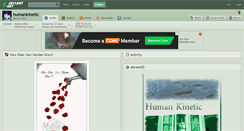 Desktop Screenshot of humankinetic.deviantart.com