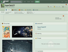 Tablet Screenshot of hypertailsstf.deviantart.com