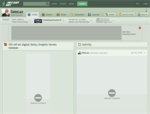 Tablet Screenshot of dalelaz.deviantart.com