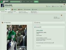 Tablet Screenshot of china-dolls.deviantart.com
