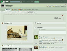 Tablet Screenshot of kuroiringo.deviantart.com