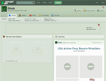 Tablet Screenshot of ettody.deviantart.com