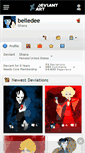 Mobile Screenshot of belledee.deviantart.com