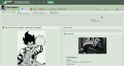 Desktop Screenshot of darkvegeta1.deviantart.com