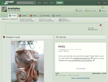 Tablet Screenshot of ameliamoo.deviantart.com