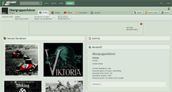 Desktop Screenshot of obergruppenfuhrer.deviantart.com