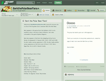 Tablet Screenshot of barkthepolarbearfans.deviantart.com
