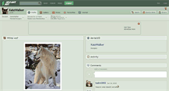 Desktop Screenshot of katewalker.deviantart.com