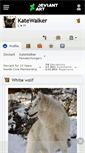 Mobile Screenshot of katewalker.deviantart.com