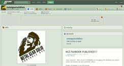Desktop Screenshot of metalgearsolidfans.deviantart.com
