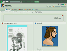 Tablet Screenshot of daanube.deviantart.com