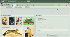 Desktop Screenshot of darkgryph.deviantart.com