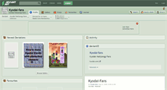 Desktop Screenshot of kyodai-fans.deviantart.com