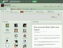 Tablet Screenshot of ganks101.deviantart.com