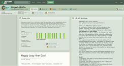 Desktop Screenshot of project-leap.deviantart.com