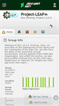 Mobile Screenshot of project-leap.deviantart.com
