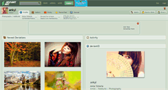 Desktop Screenshot of ankyl.deviantart.com