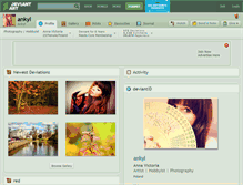 Tablet Screenshot of ankyl.deviantart.com