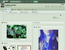 Tablet Screenshot of lullabies-and-lies.deviantart.com