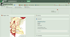 Desktop Screenshot of deadatyourdoor.deviantart.com