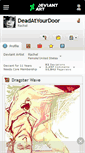 Mobile Screenshot of deadatyourdoor.deviantart.com
