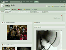 Tablet Screenshot of luca-de-bellis.deviantart.com