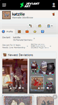 Mobile Screenshot of katzille.deviantart.com