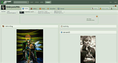 Desktop Screenshot of embryonicpith.deviantart.com