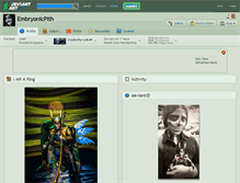 Tablet Screenshot of embryonicpith.deviantart.com