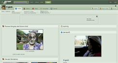 Desktop Screenshot of k-geek.deviantart.com