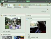 Tablet Screenshot of k-geek.deviantart.com