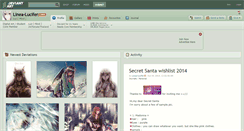 Desktop Screenshot of linea-lucifer.deviantart.com
