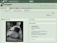 Tablet Screenshot of mhatzitaskos.deviantart.com