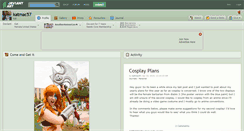 Desktop Screenshot of katmac57.deviantart.com