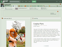 Tablet Screenshot of katmac57.deviantart.com