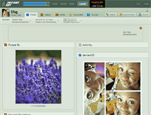 Tablet Screenshot of efag.deviantart.com