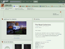 Tablet Screenshot of colpewole.deviantart.com