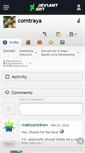 Mobile Screenshot of comtraya.deviantart.com