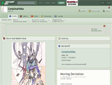 Tablet Screenshot of ceraunavolta.deviantart.com