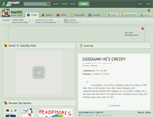 Tablet Screenshot of konxix.deviantart.com