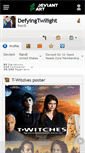Mobile Screenshot of defyingtwilight.deviantart.com