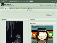Tablet Screenshot of patchworks.deviantart.com