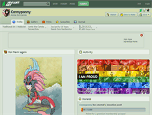 Tablet Screenshot of connyponny.deviantart.com