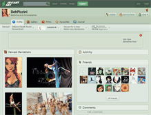 Tablet Screenshot of dehpiccini.deviantart.com