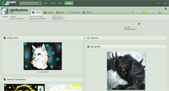 Desktop Screenshot of lightbluesonic.deviantart.com