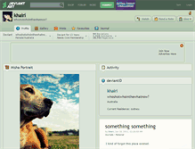 Tablet Screenshot of khairi.deviantart.com
